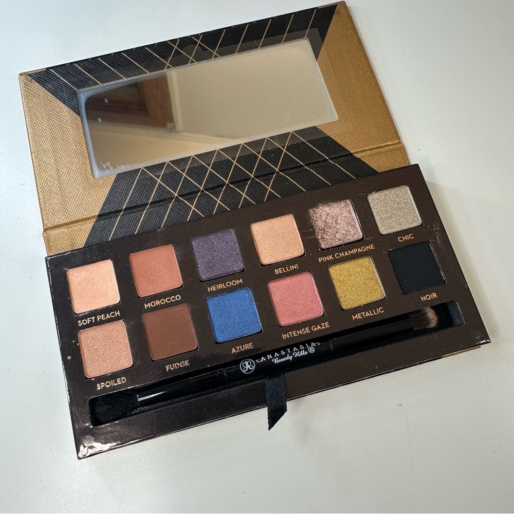 Anastasia Beverly Hills Eyeshadow Palette World Traveler, Matte Shimmer Glitter
